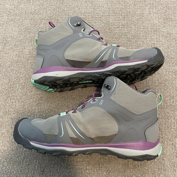 KEEN Snow Boots Mens Size‎ 7 Gray Mesh Waterproof Hiking Ankle Lace Up Outdoor